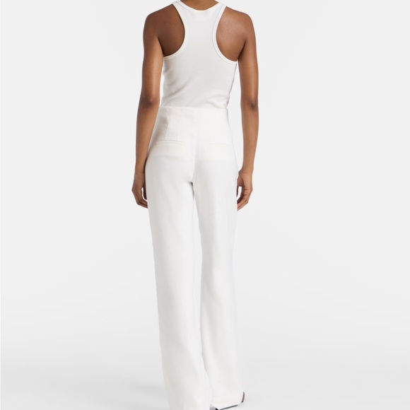 Veronica Beard Jude Pant Size 4 white Linen - Picture 3 of 16